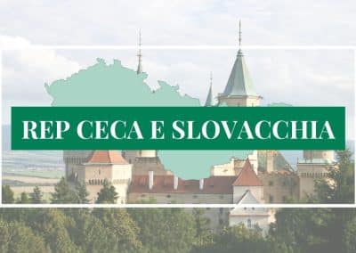 Tariffe Studenti Rep. Ceca e Slovacchia